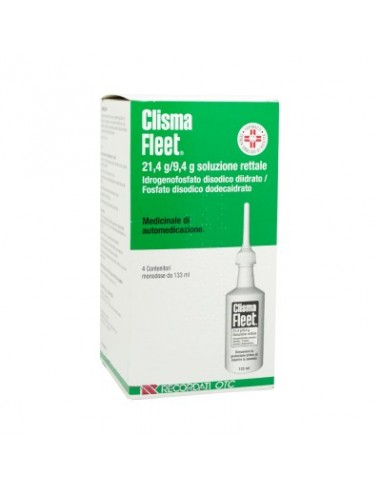 Clisma Fleet Pronto Uso - 4 Flaconi da 133ml