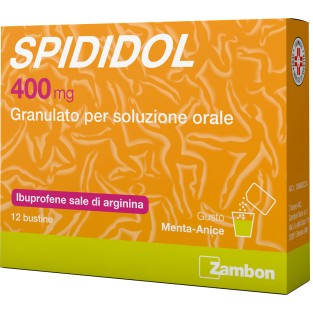 Spididol 400 mg granulato - 12 bustine menta-anice 