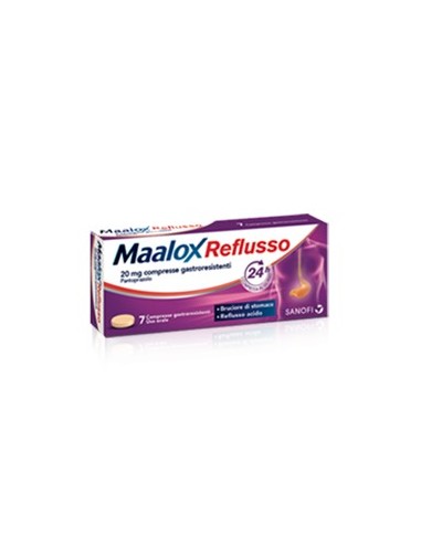 Maalox Reflusso 20 mg - 7 compresse gastroresistenti