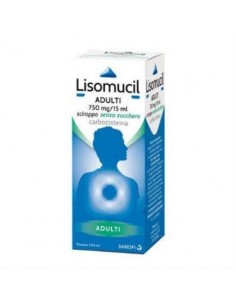 Lisomucil Tosse Mucolitico senza Zucchero 750mg/15ml -...