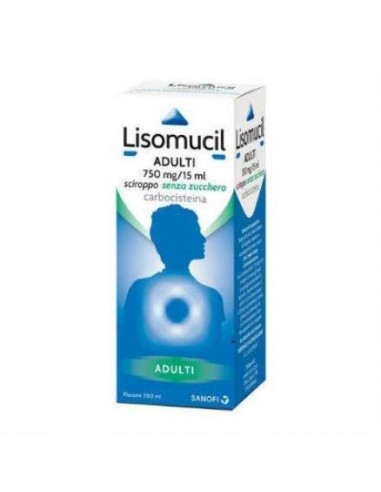 Lisomucil Tosse Mucolitico senza Zucchero 750mg/15ml - 200 ml