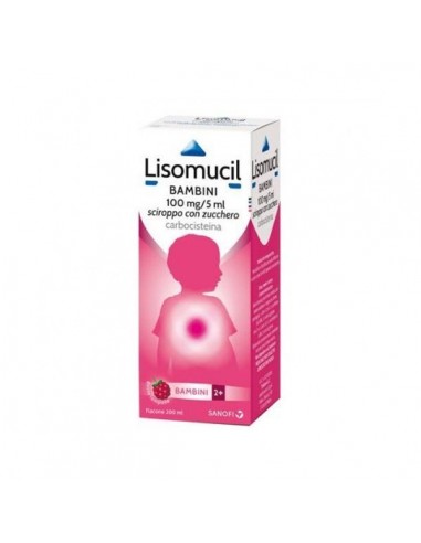 Lisomucil Tosse Mucolitico Bambini con zucchero 100 mg/5 ml - 200ml