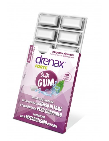 Drenax Forte Slim Gum - 9 Gomme Dimagranti