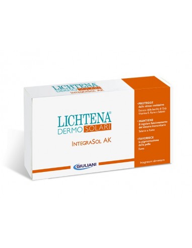 Integratore Solare Lichtena DermoSolari Integrasol AK - 30 Compresse