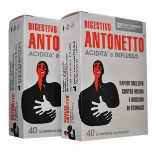 Digestivo Antonetto Acidità e Reflusso - Doppia Confezione
