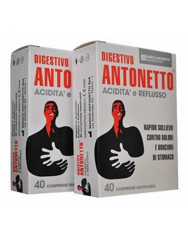 Digestivo Antonetto Acidità e Reflusso - Doppia Confezione