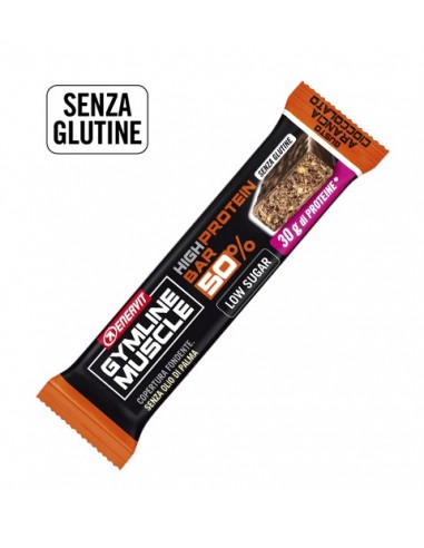 High protein bar 50% Enervit Gymline Muscle Cioccolato Arancia