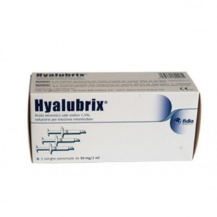 Hyalubrix - 3 Siringhe Pre-Riempite con Acido Ialuronico