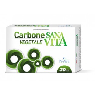 Carbone Vegetale Sanavita - 30 Compresse
