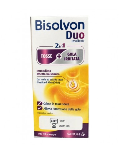 Bisolvon Duo Sciroppo Emolliente - Flacone 100 ml