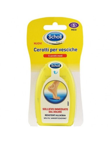 Cerotti per Vesciche Scholl - 5 Cerotti Medi