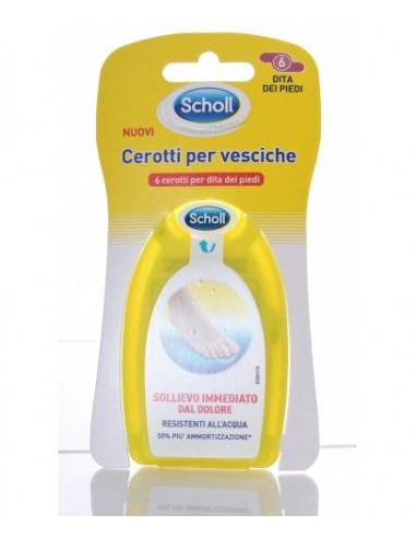 Cerotti per Vesciche Scholl - 6 Cerotti per Dita dei Piedi