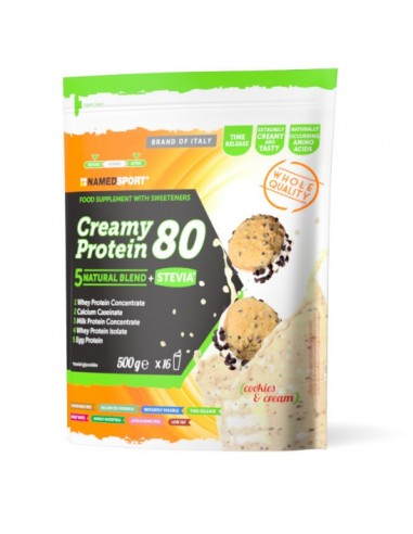 Creamy Protein 80 Cookies & Cream Named Sport - 500 g