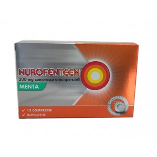Nurofenteen 200 mg Ibuprofene - 12 Compresse Orodispersibili Menta