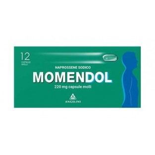Momendol 220 mg Naprossene - 12 Capsule Molli