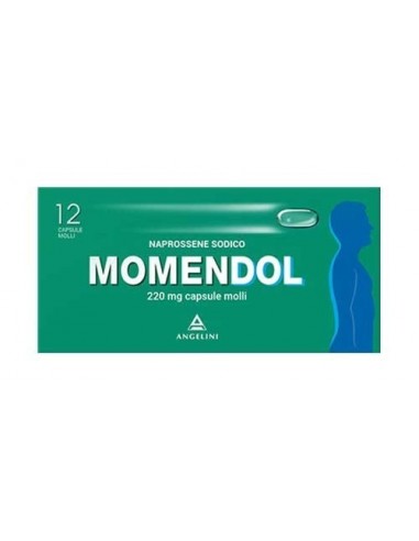 Momendol 220 mg Naprossene - 12 Capsule Molli