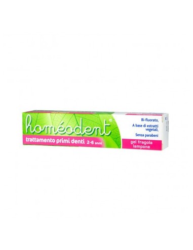 Homeodent Trattamento Primi Denti - Gel Fragola e Lampone