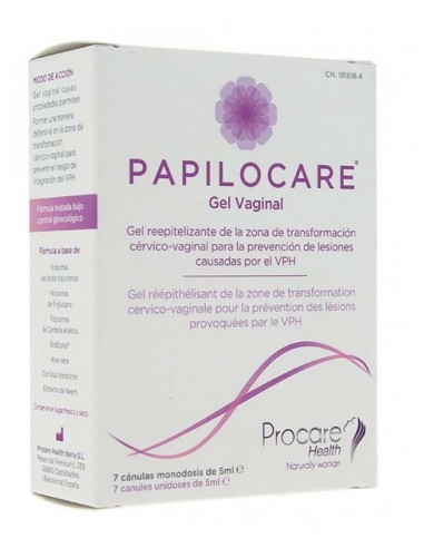 Papilocare Gel Vaginale - 7 Cannule Monodose