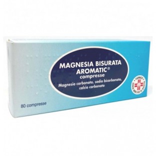 Magnesia Bisurata Aromatic - 80 Compresse Masticabili