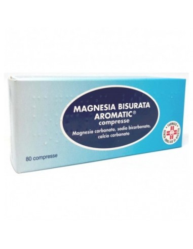 Magnesia Bisurata Aromatic - 80 Compresse Masticabili