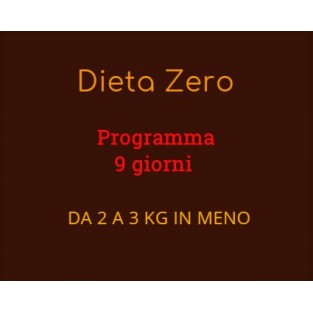 Programma dimagrante 9 giorni - Dieta Zero