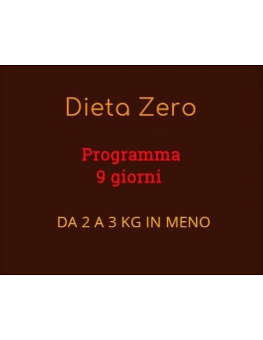 Programma dimagrante 9 giorni - Dieta Zero