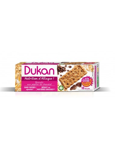 Biscotti di crusca d'avena con gocce di cioccolato Dukan - 225 g