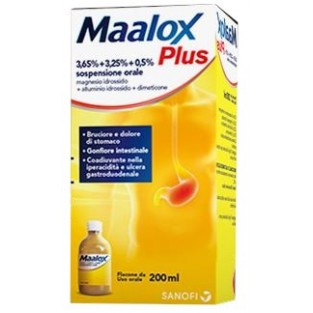 Maalox Plus Sospensione Orale - 200 ml