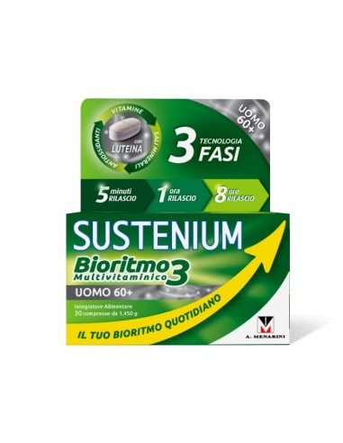 Sustenium Bioritmo 3 Multivitaminico Uomo 60+ - 30 Compresse