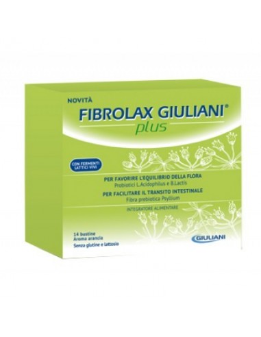 Fibrolax Plus Giuliani - 14 Buste aroma Arancia