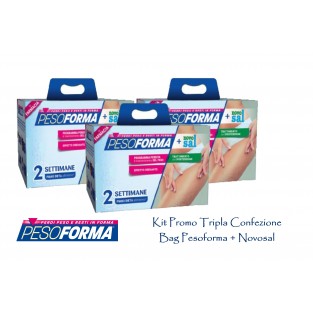 Kit Promo Tripla Confezione Bag Pesoforma + Novosal