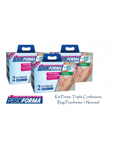 Kit Promo Tripla Confezione Bag Pesoforma + Novosal