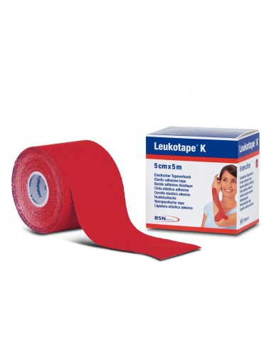 Leukotape K Taping Rosso - 5x500 cm