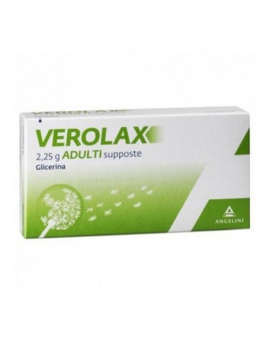 Verolax Adulti 2,25g - 18 Supposte Glicerina