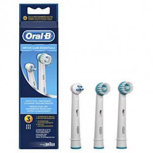 Testine di Ricambio Oral B Ortho Care Essentials - 3 pezzi
