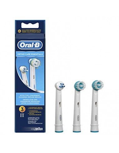 Testine di Ricambio Oral B Ortho Care Essentials - 3 pezzi