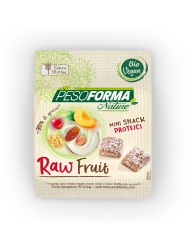 Pacchetto Pesoforma Nature Raw Fruit Bites - 5 Confezioni