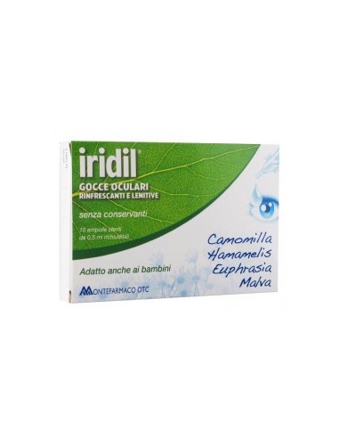 Iridil Gocce Oculari - 10 Flaconcini Monodose