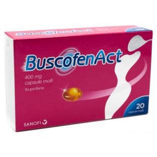 Buscofenact 400 mg Ibuprofene - 20 capsule molli