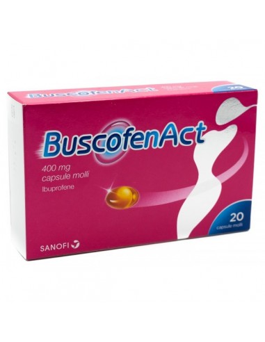 Buscofenact 400 mg Ibuprofene - 20 capsule molli