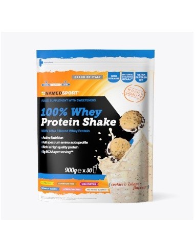 100% Whey Protein Shake Named Sport - Cookies & Cream