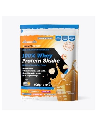 100% Whey Protein Shake Named Sport - Hazelnut Cream