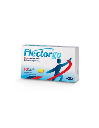 Flectorgo 25 mg Diclofenac - 10 Capsule Molli