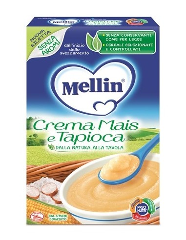 Crema con Mais e Tapioca Mellin - 200 g