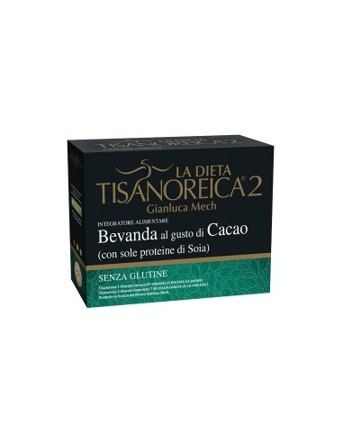 Bevanda Tisanoreica 2 gusto Cacao con Proteine di Soia - 4 buste