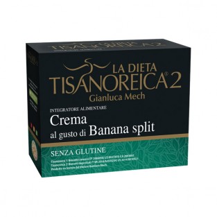 Tisanoreica 2 Crema al gusto di Banana Split - 4 buste