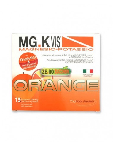 MgK Vis Zero Zuccheri Integratore Salino 15 Bustine