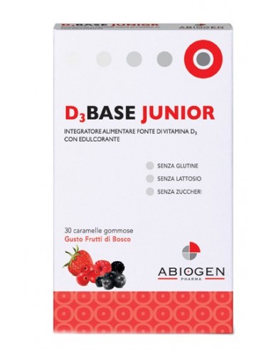 D3 Base Junior Caramelle gusto Frutti di Bosco