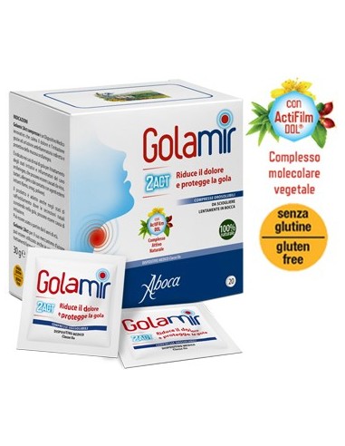 Golamir 2 Act Aboca- Compresse Orosolubili