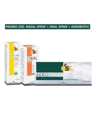 GSE Nasal Spray + Oral Spray + Aerobiotic Adulti